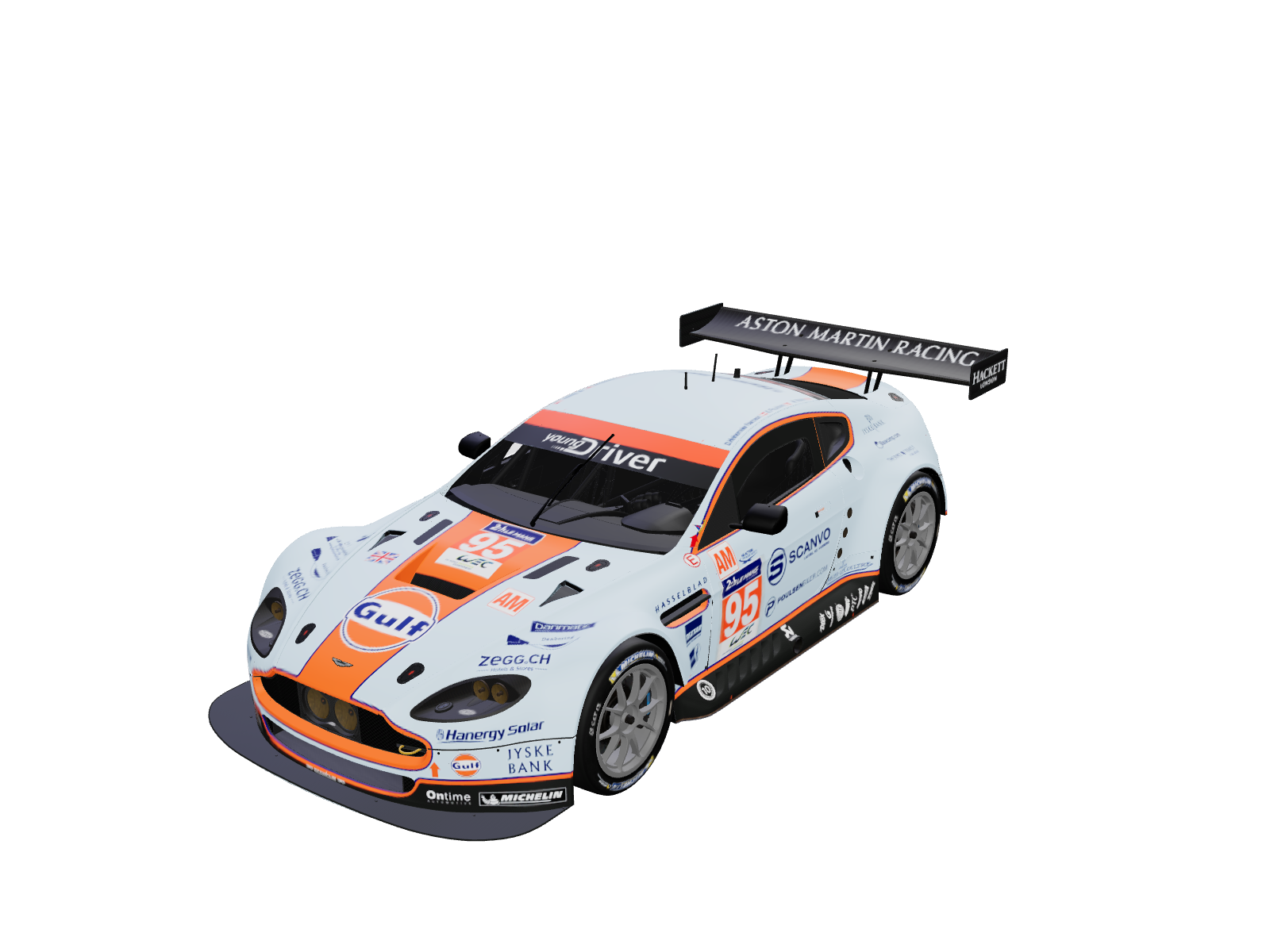 Aston Martin Vantage GTE representing professional career roles